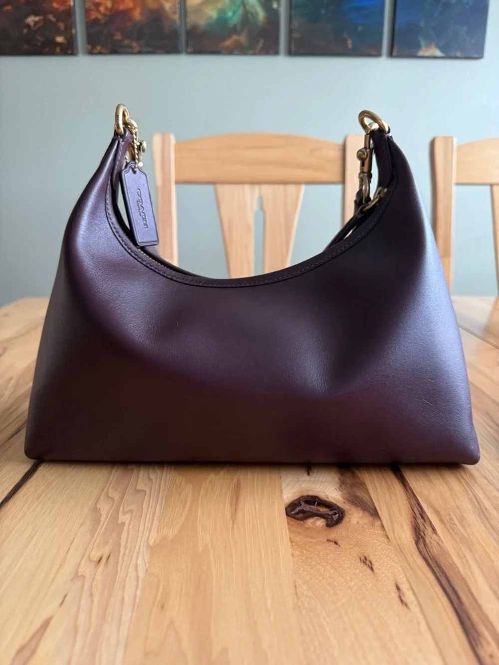 EUC Juliet Shoulder Bag in Black Currant (Dillard’s Exclusive) - Picture 5 of 11